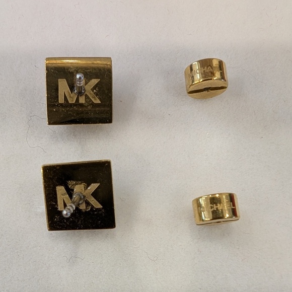 Michael Kors Pyramid Stud Earrings - Picture 2 of 2